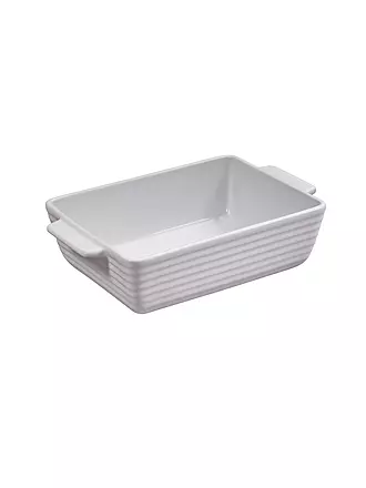 KÜCHENPROFI | Fuente para gratinar BURGUND rectangular 17cm/0,75 l Blanco | 